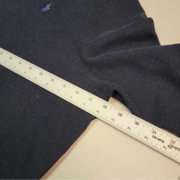 Polo Ralph Lauren Men's Navy Blue 100% Pima Cotton Sweater Size 4XLT - Picture 3 of 8